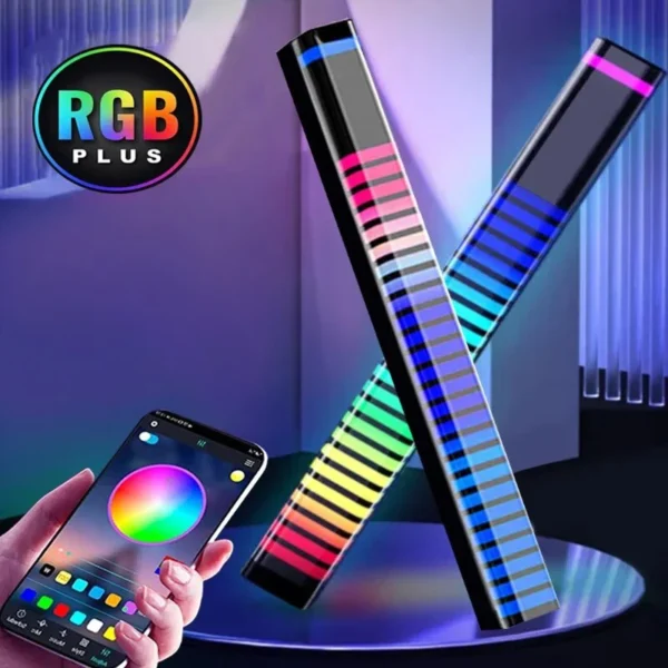 RGB Rhythm LED Light Bar - Music Sync & Bluetooth Control