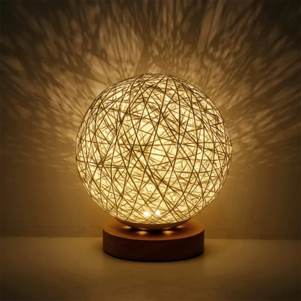 Romantic Night Light Creative INS Wind Starry Table Lamp Beige